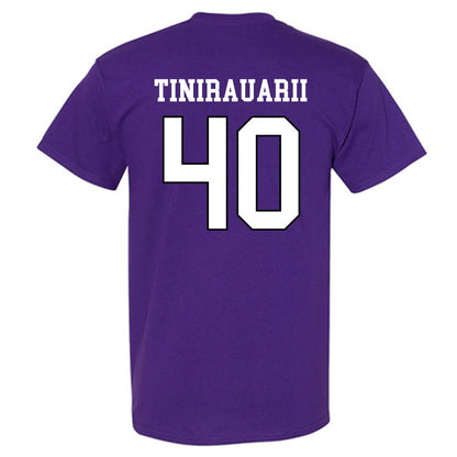 Weber - NCAA Football : Raimoana Tinirauarii - Classic Shersey T-Shirt-1