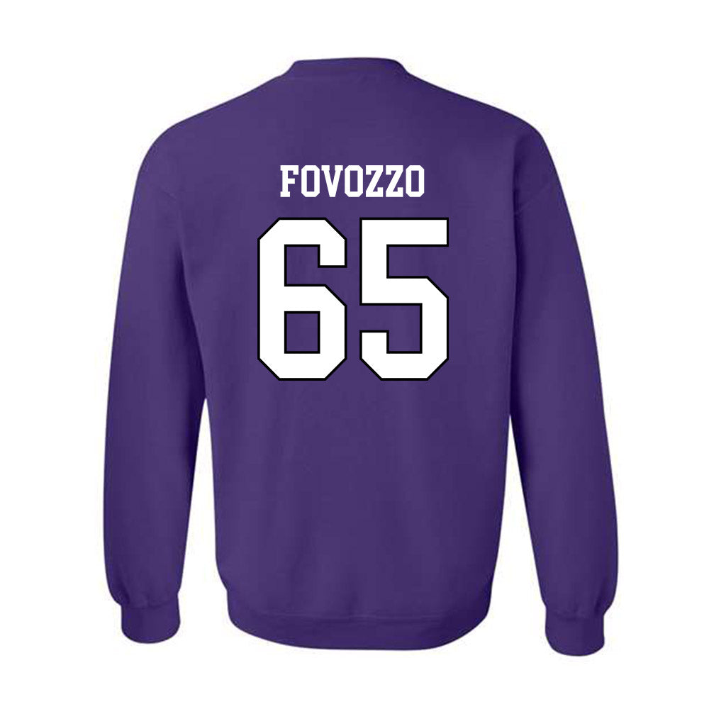 Weber - NCAA Football : Nicholas Fovozzo - Classic Shersey Crewneck Sweatshirt-1