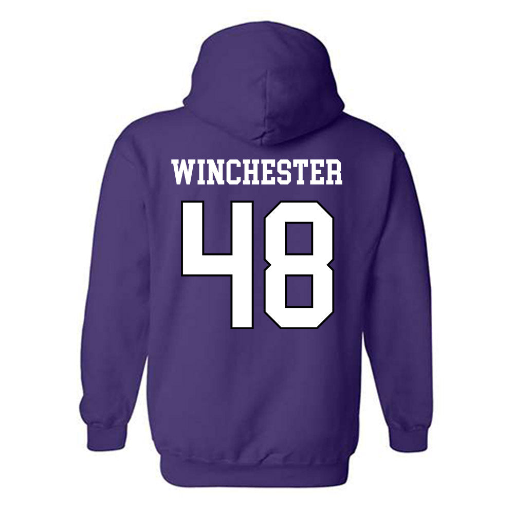 Weber - NCAA Football : Paliku Winchester - Classic Shersey Hooded Sweatshirt-1