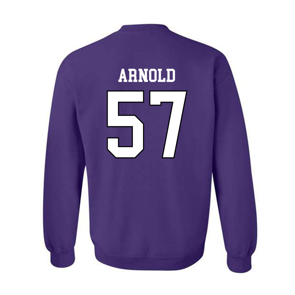 Weber - NCAA Football : Donovan Arnold - Classic Shersey Crewneck Sweatshirt-1