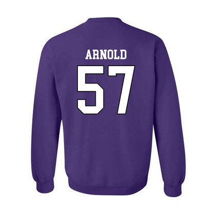 Weber - NCAA Football : Donovan Arnold - Classic Shersey Crewneck Sweatshirt-1