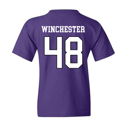 Weber - NCAA Football : Paliku Winchester - Classic Shersey Youth T-Shirt-1