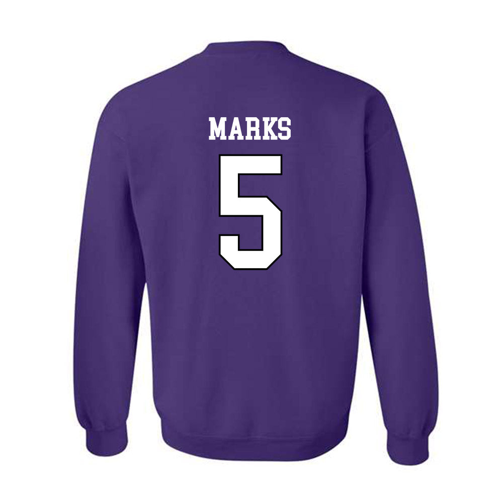 Weber - NCAA Football : Bones Marks - Classic Shersey Crewneck Sweatshirt-1