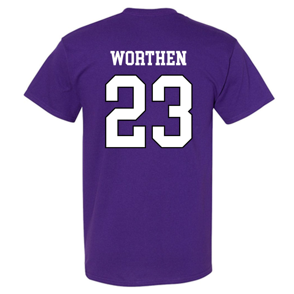 Weber - NCAA Football : Teni Worthen - Classic Shersey T-Shirt-1