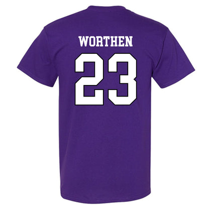 Weber - NCAA Football : Teni Worthen - Classic Shersey T-Shirt-1