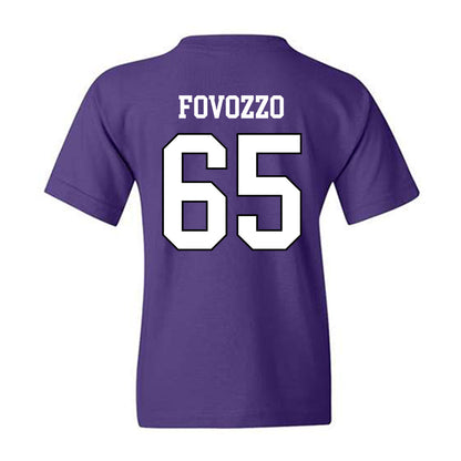 Weber - NCAA Football : Nicholas Fovozzo - Classic Shersey Youth T-Shirt-1