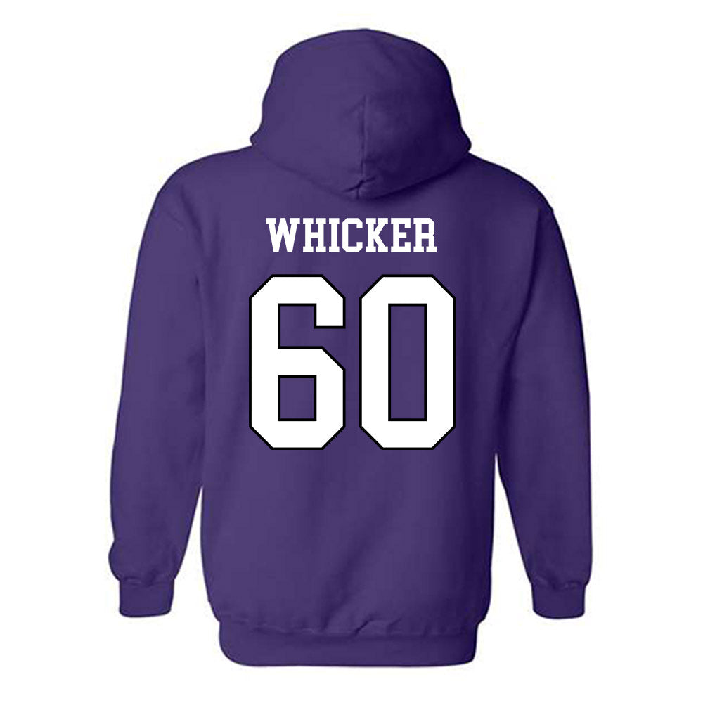 Weber - NCAA Football : Riley Whicker - Classic Shersey Hooded Sweatshirt-1