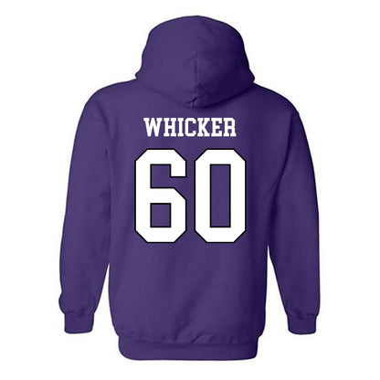 Weber - NCAA Football : Riley Whicker - Classic Shersey Hooded Sweatshirt-1