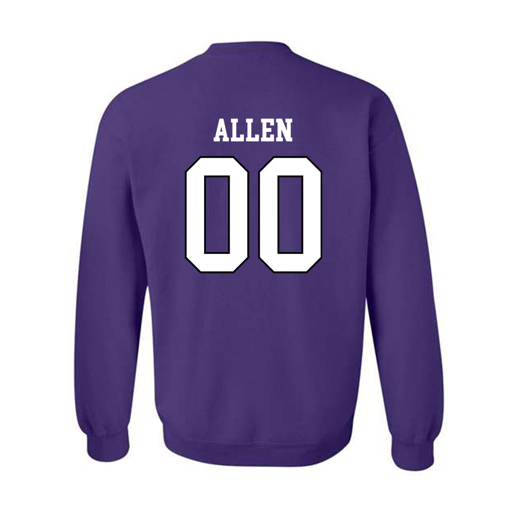 Weber - NCAA Football : Tristan Allen - Classic Shersey Crewneck Sweatshirt-1