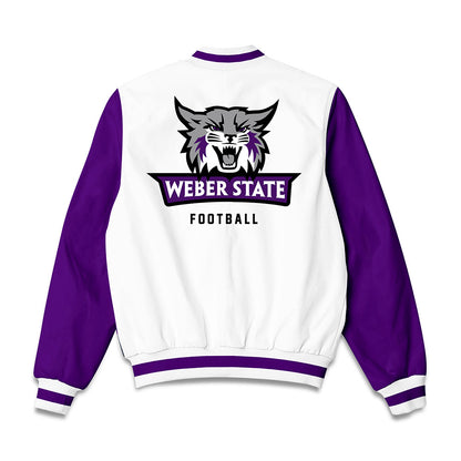 Weber - NCAA Football : Nicholas Fovozzo - Bomber Jacket-1