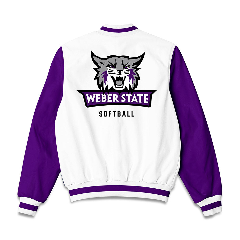 Weber - NCAA Softball : McKenzie Quintero - Bomber Jacket-1