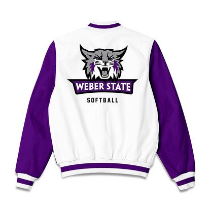 Weber - NCAA Softball : McKenzie Quintero - Bomber Jacket-1