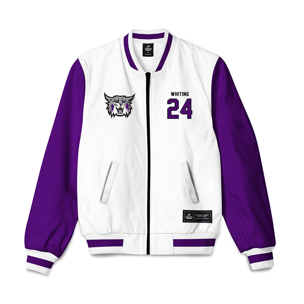 Weber - NCAA Men's Basketball : Jace Whiting - Bomber Jacket-0