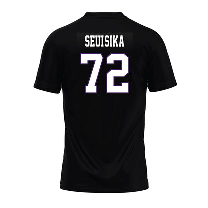 Weber - NCAA Football : Denzon Seui-Sika - Black Premium Football Jersey-1