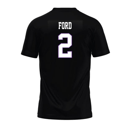 Weber - NCAA Football : Devin Ford - Black Premium Football Jersey-1