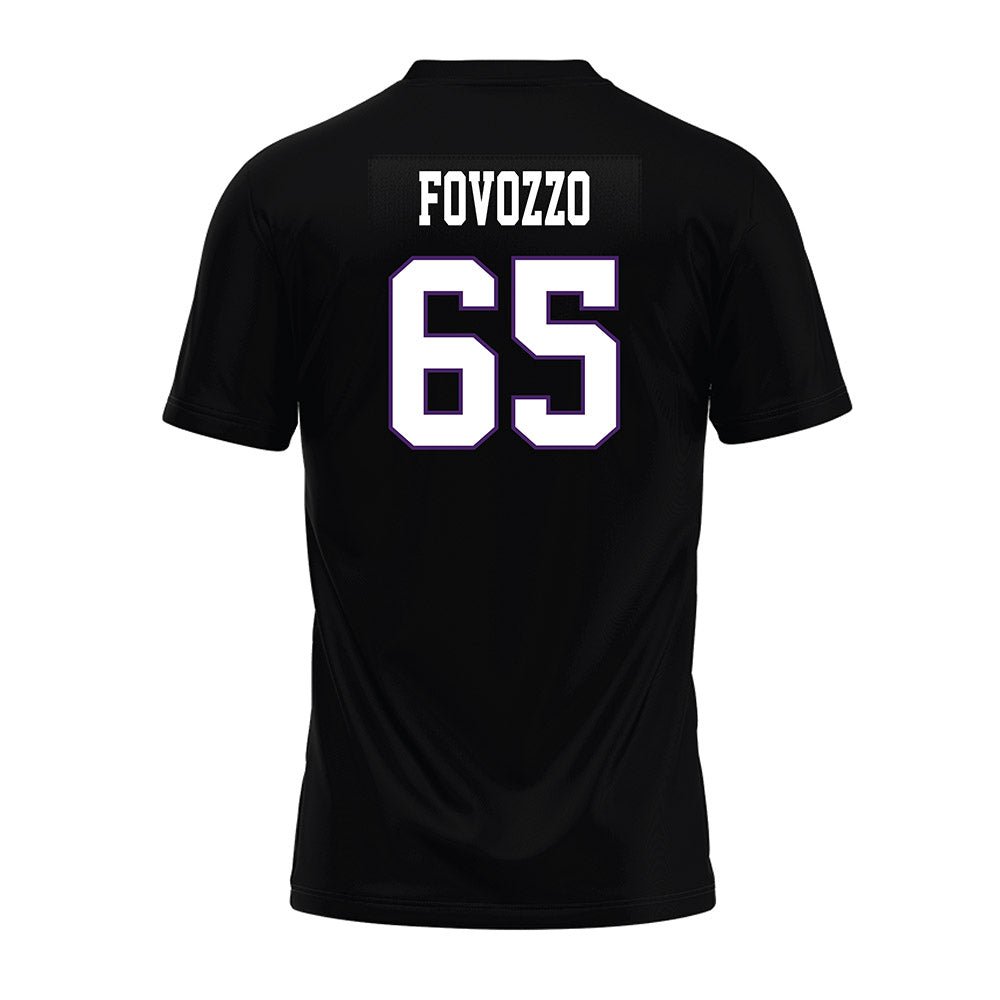 Weber - NCAA Football : Nicholas Fovozzo - Black Premium Football Jersey-1