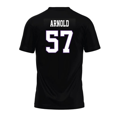 Weber - NCAA Football : Donovan Arnold - Black Premium Football Jersey-1