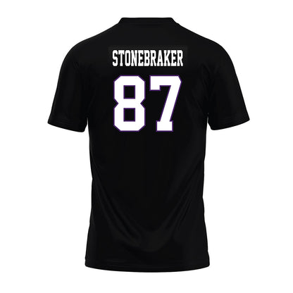 Weber - NCAA Football : Max Stonebraker - Black Premium Football Jersey-1