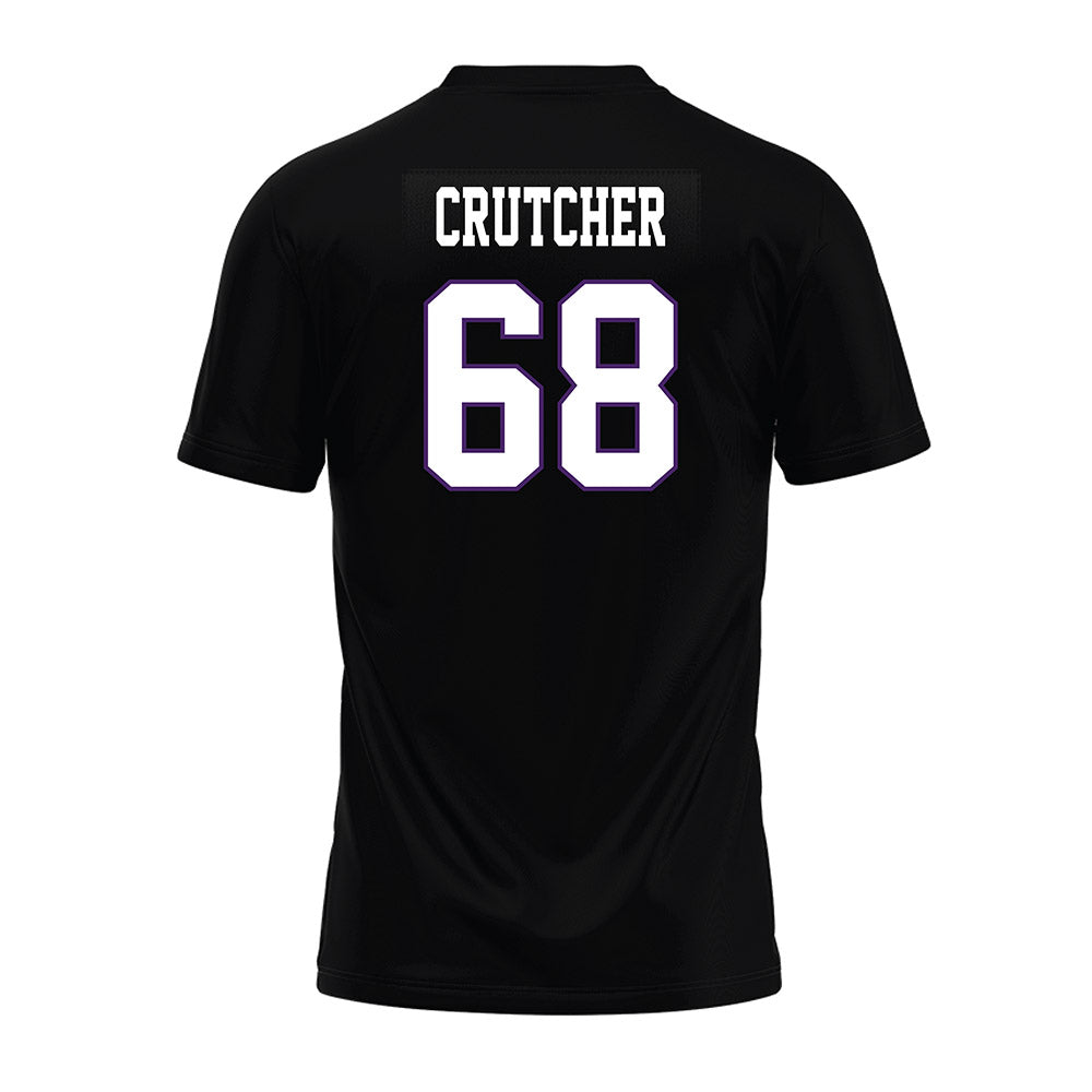Weber - NCAA Football : Leon Crutcher - Black Premium Football Jersey-1