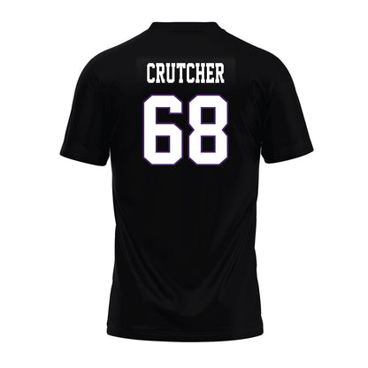 Weber - NCAA Football : Leon Crutcher - Black Premium Football Jersey-1