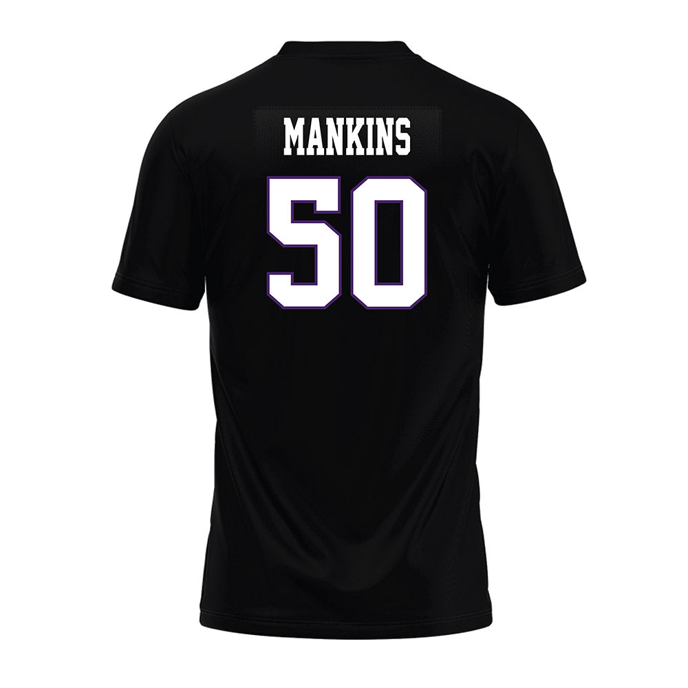 Weber - NCAA Football : Max Mankins - Black Premium Football Jersey-1