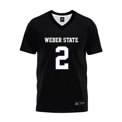 Weber - NCAA Football : Devin Ford - Black Premium Football Jersey-0