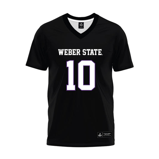 Weber - NCAA Football : Kerry Williams - Black Premium Football Jersey-0