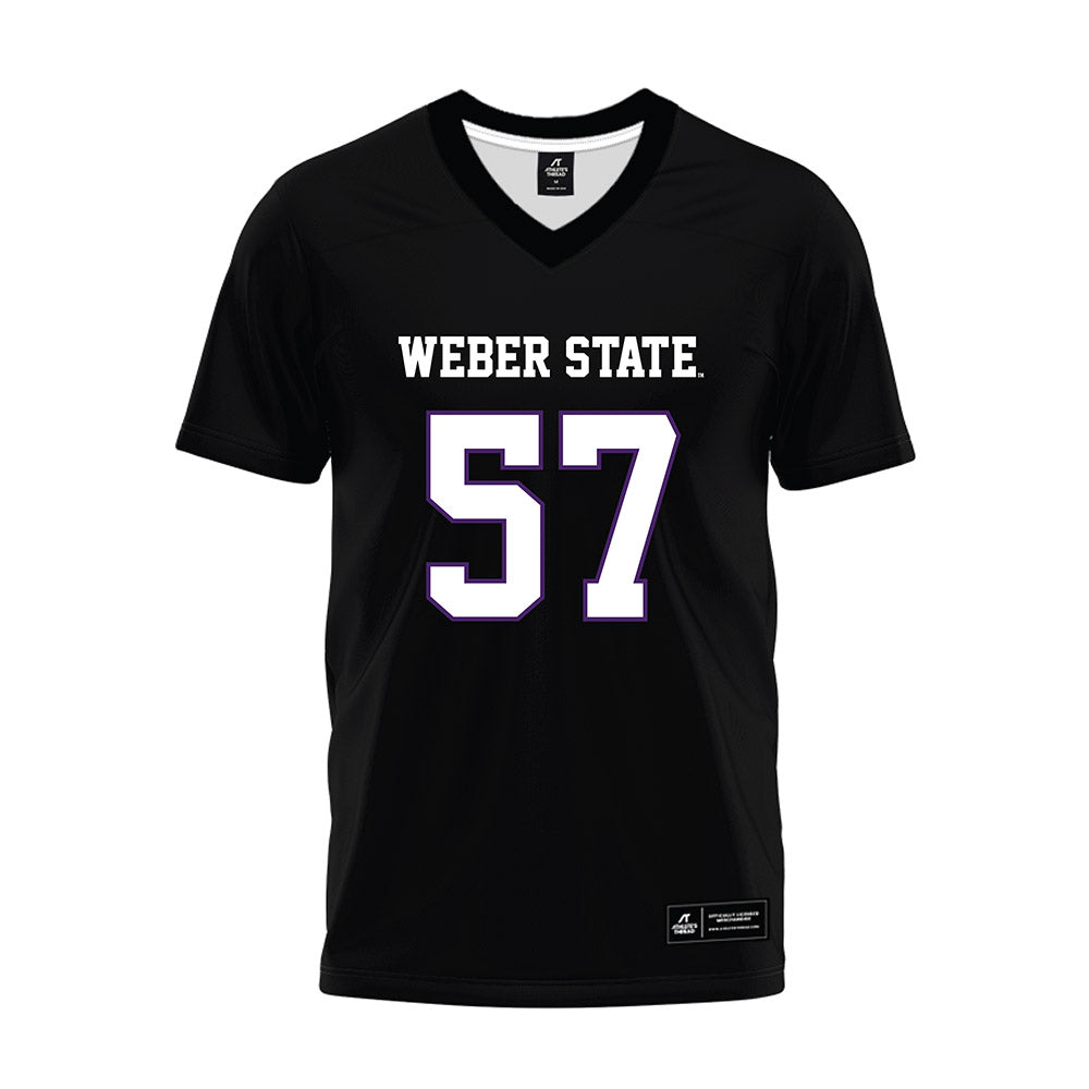 Weber - NCAA Football : Donovan Arnold - Black Premium Football Jersey-0