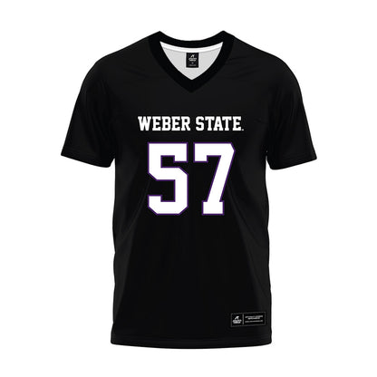 Weber - NCAA Football : Donovan Arnold - Black Premium Football Jersey-0