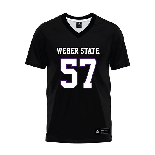 Weber - NCAA Football : Donovan Arnold - Black Premium Football Jersey-0