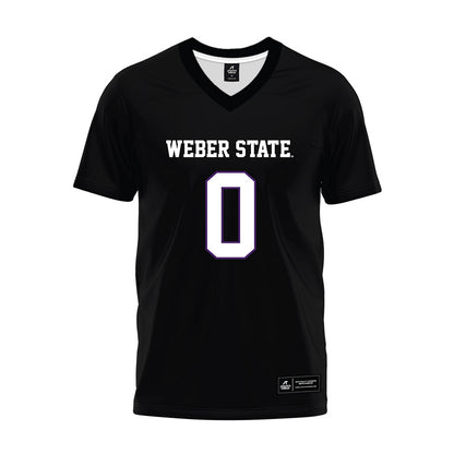 Weber - NCAA Football : Robert Young - Black Premium Football Jersey-0