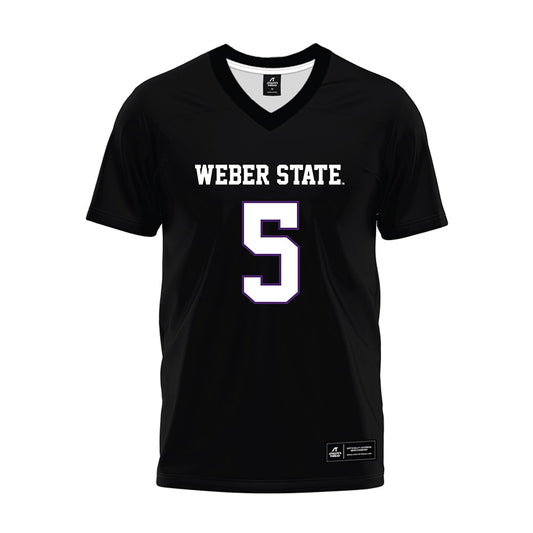 Weber - NCAA Football : Bones Marks - Black Premium Football Jersey-0