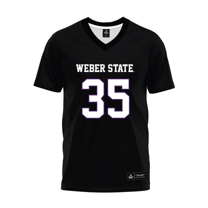 Weber - NCAA Football : Semisi Kinikini - Black Premium Football Jersey-0