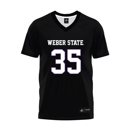 Weber - NCAA Football : Semisi Kinikini - Black Premium Football Jersey-0