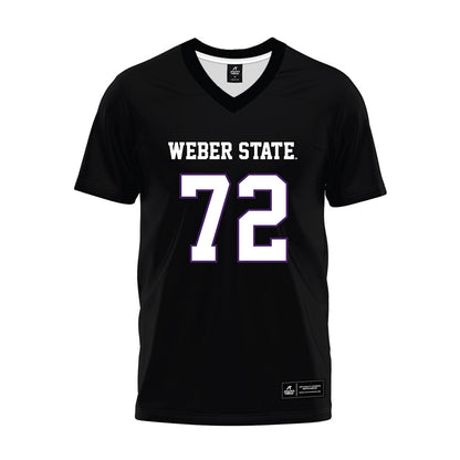 Weber - NCAA Football : Denzon Seui-Sika - Black Premium Football Jersey-0