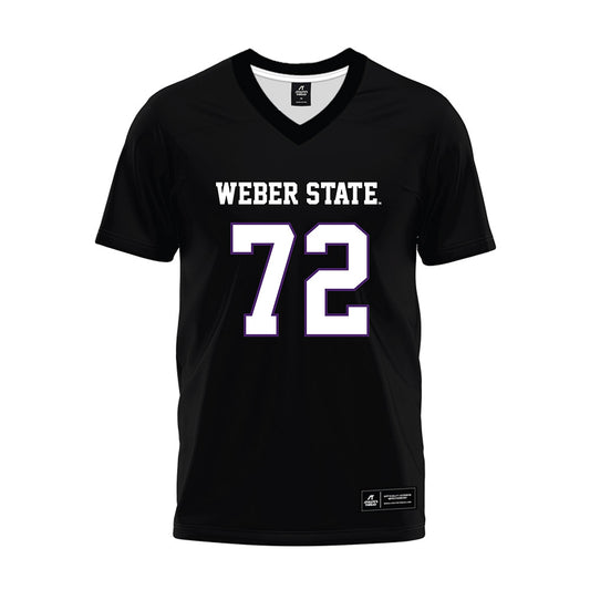 Weber - NCAA Football : Denzon Seui-Sika - Black Premium Football Jersey-0