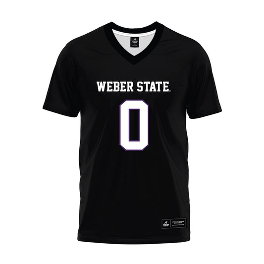 Weber - NCAA Football : Denzon Seui-Sika - Black Premium Football Jersey-0