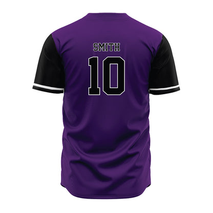 Weber - NCAA Softball : Taegan Smith - Purple Jersey-1