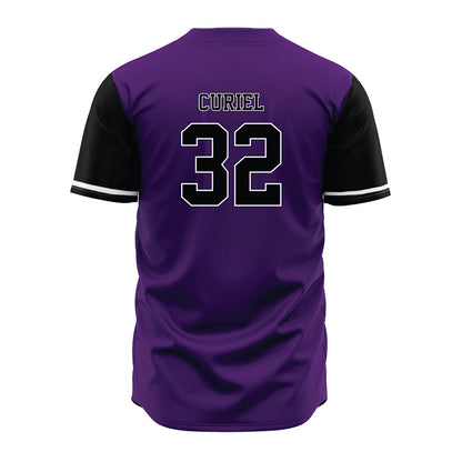 Weber - NCAA Softball : Jade Curiel - Purple Jersey-1
