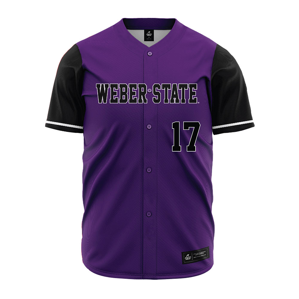Weber - NCAA Softball : Emma Bingham - Purple Jersey-0