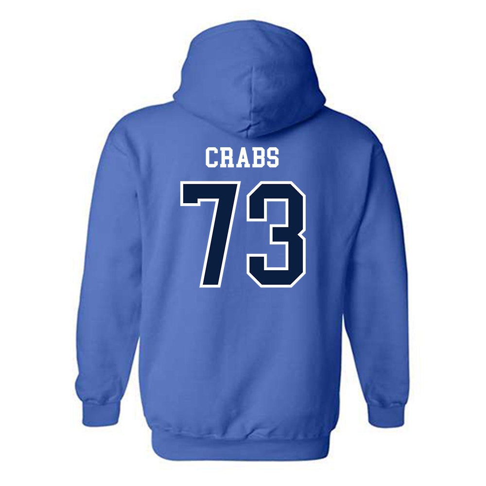 UWF - NCAA Football : Logan Crabs - Classic Shersey Hooded Sweatshirt-1