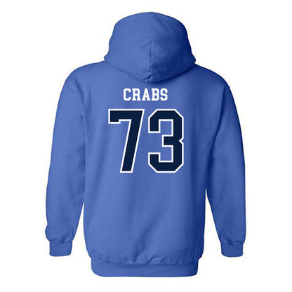 UWF - NCAA Football : Logan Crabs - Classic Shersey Hooded Sweatshirt-1