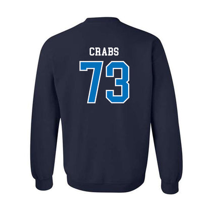 UWF - NCAA Football : Logan Crabs - Classic Shersey Crewneck Sweatshirt-1
