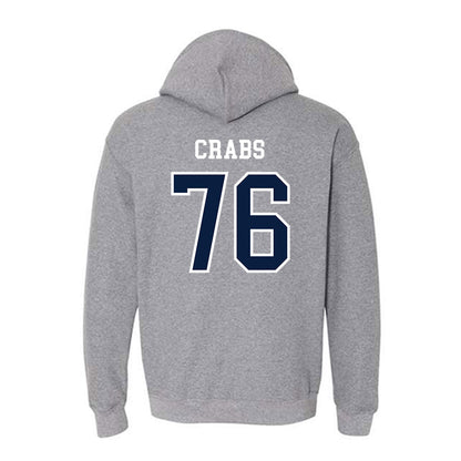 UWF - NCAA Football : Logan Crabs - Classic Shersey Hooded Sweatshirt-1