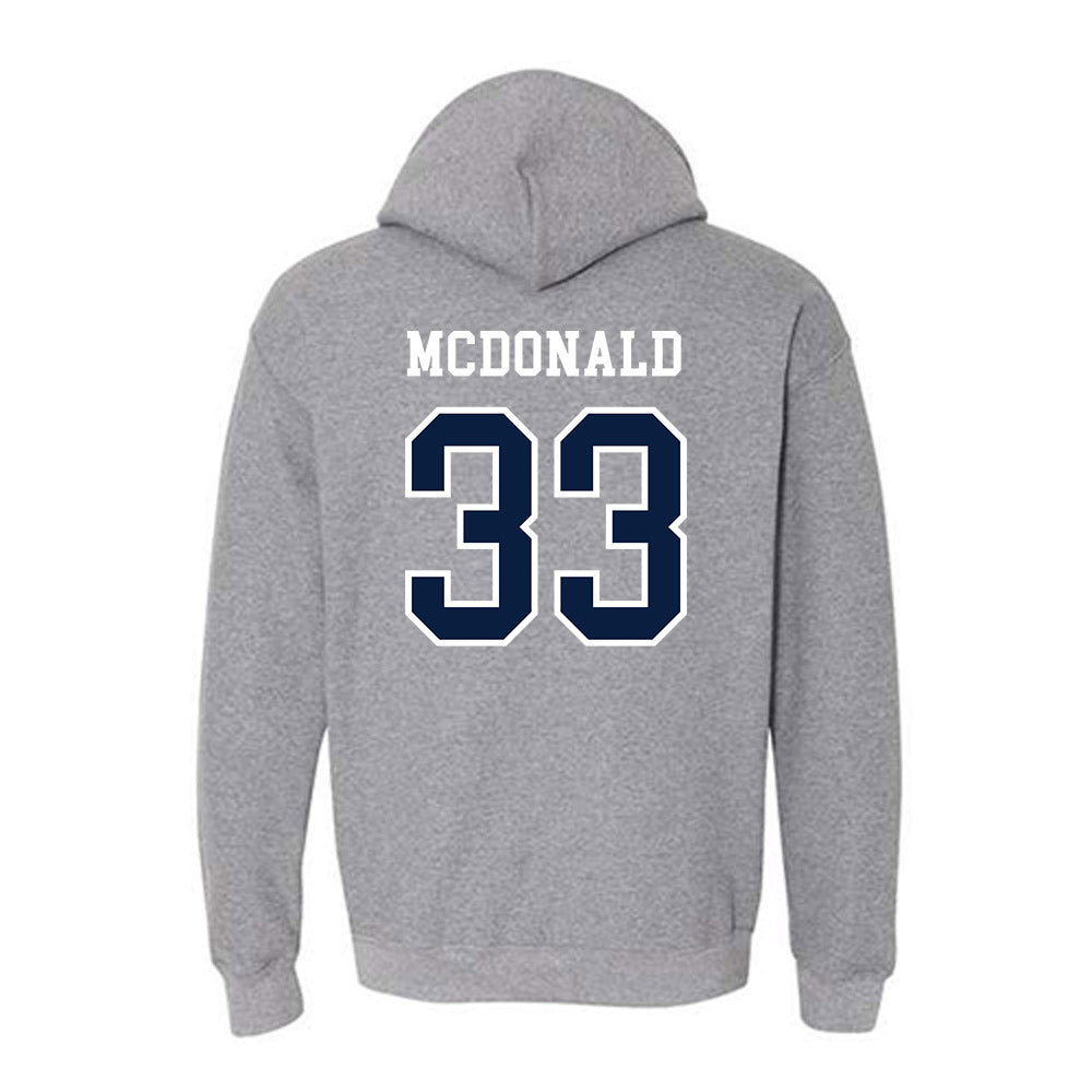 UWF - NCAA Baseball : Brooks McDonald - Classic Shersey Hooded Sweatshirt-1