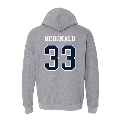 UWF - NCAA Baseball : Brooks McDonald - Classic Shersey Hooded Sweatshirt-1