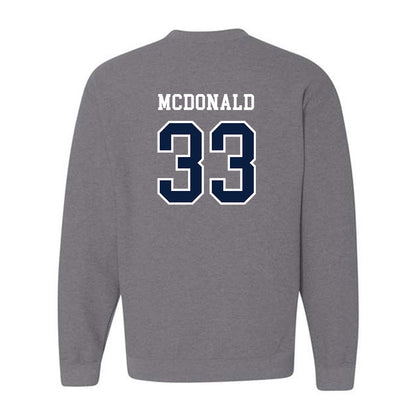 UWF - NCAA Baseball : Brooks McDonald - Classic Shersey Crewneck Sweatshirt-1