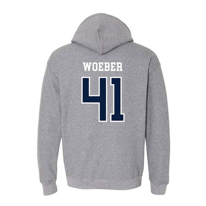 UWF - NCAA Football : Brogan Woeber - Classic Shersey Hooded Sweatshirt-1