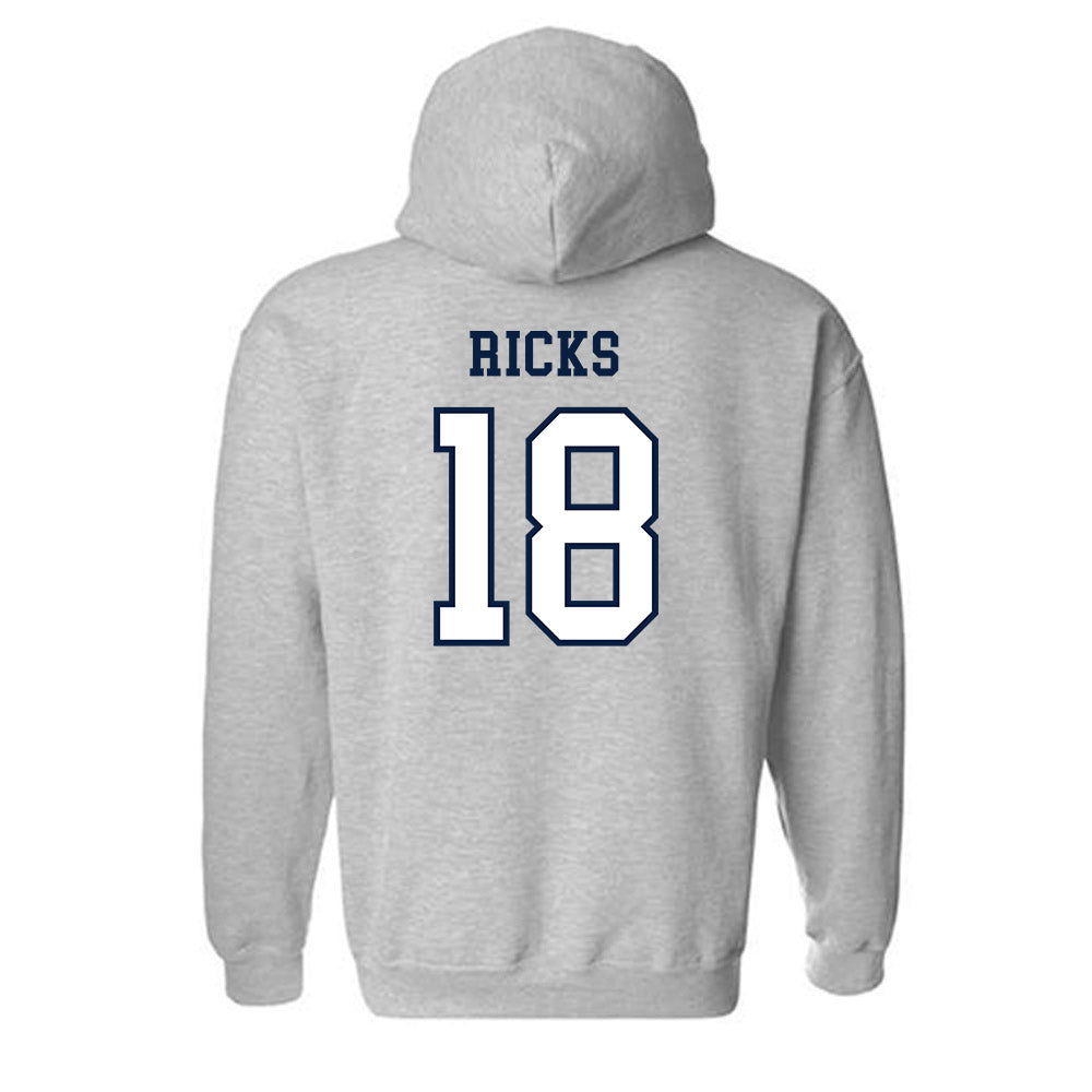 UWF - NCAA Baseball : Tucker Ricks - Classic Shersey Hooded Sweatshirt-1