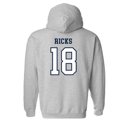UWF - NCAA Baseball : Tucker Ricks - Classic Shersey Hooded Sweatshirt-1